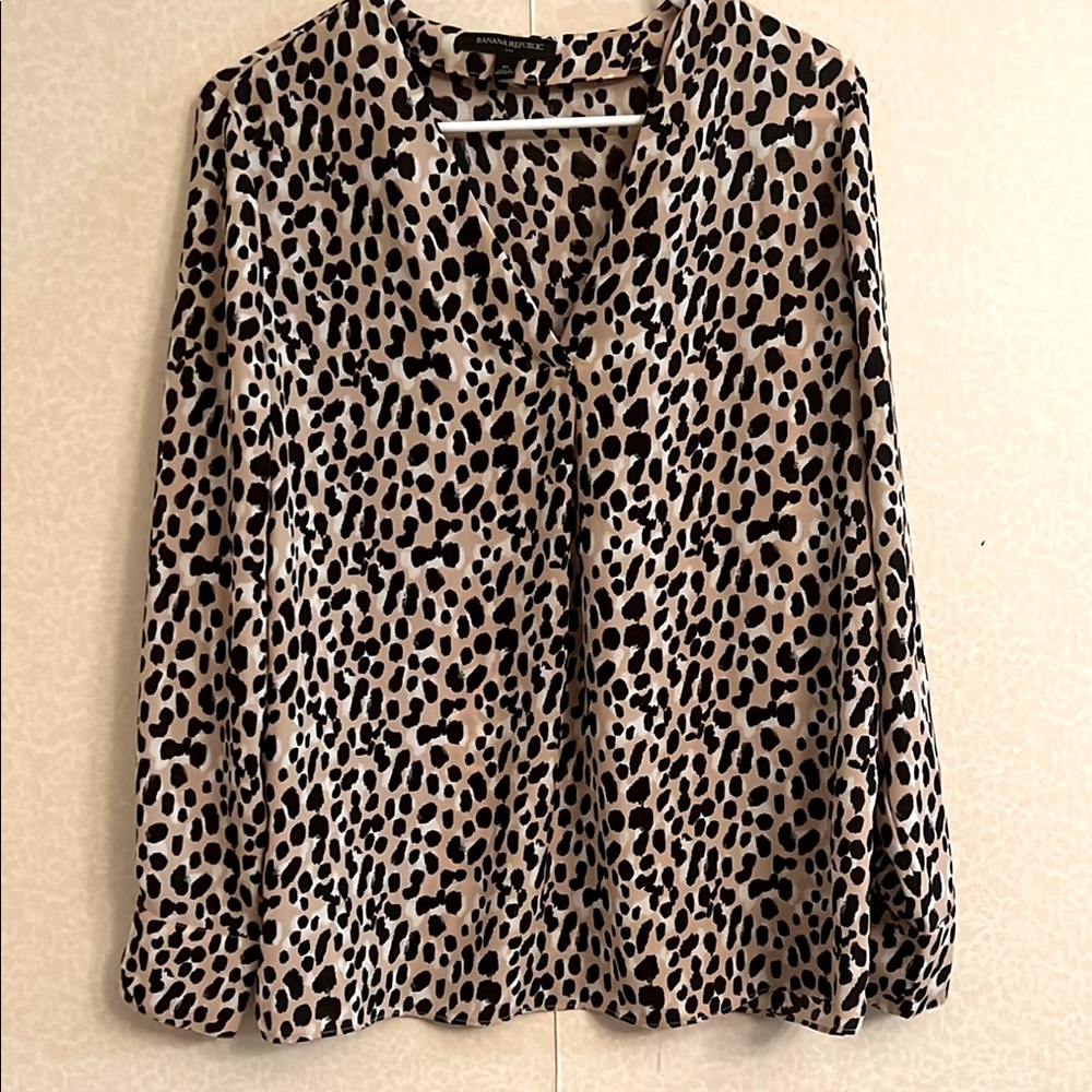 BANANA REPUBLIC Leopard Print Women's Top